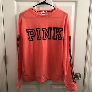 VS pink sweatshirt